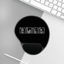 Load image into Gallery viewer, BLACK Mouse Pad With Wrist Rest